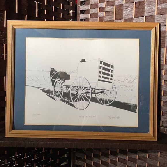 Greg Kempfs “Going to Market” Lithograph Print Numbered and Signed - Picture 5 of 15